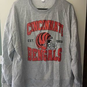 Cincinnati Bengals Pullover Crewneck Sweatshirt